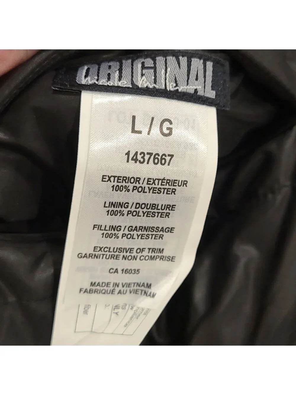 Nicole Miller Black Reversible vest